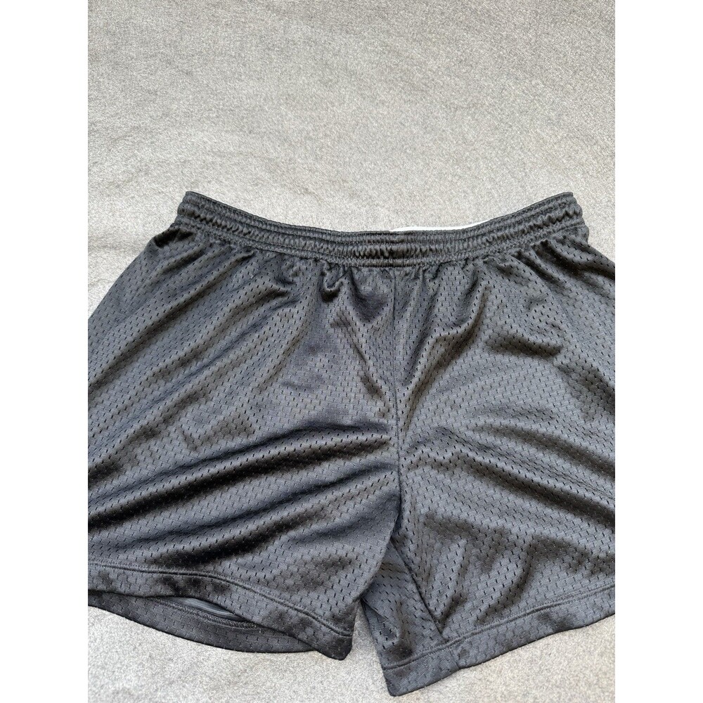 champion basketball shorts black medium m made in El salvador A6